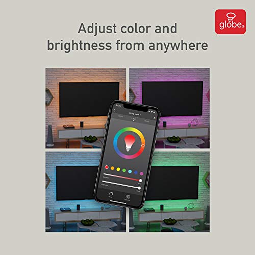 Image of Globe Electric 50053 Collection Smart Strip Light, 16.4 ft, Multi-Color, 300 Lumens