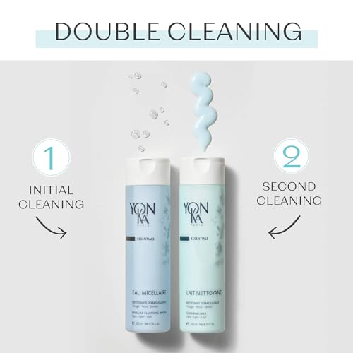 Cleansing Milk Yonka 200ml | 98% Natural Origin Gentle Makeup Remover Milk | Moisturises and Rebalances Skin | All Skin Types, Even Dry and Sensitive | Water Rinsing | Botanical Blend and Brown Algae - Image 5