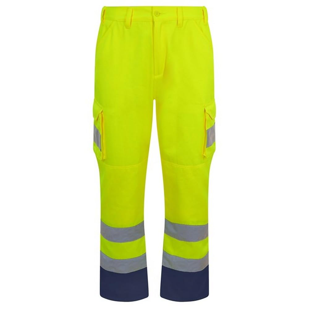 High Visibility - Cargo trousers - HV Yellow - 5XL Long