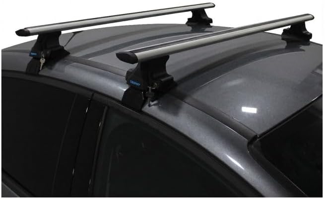 Roof Rack Cross Bars for Toyota Hilux 2015-2025 130 CM, 75 Kg / 165 lbs Load, Cargo Carrier for Luggage, Kayak, Bike, Silver-Black