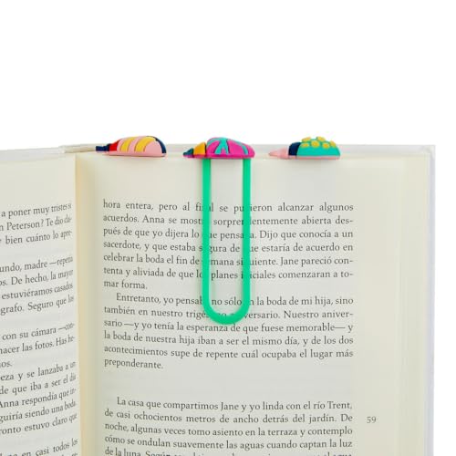Marque-page The Beetles Balvi en plastique : set de 3 accessoires de lecture colorés