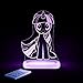 Aloka Twilight Spark My Little Pony Starlight - Color Change 12 Color Pattern LED Decorative Night Light for Kids with Remote
