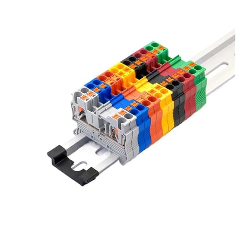 Conector de terminal a presión PT-2.5 y bloques de terminales para riel DIN de resorte 2