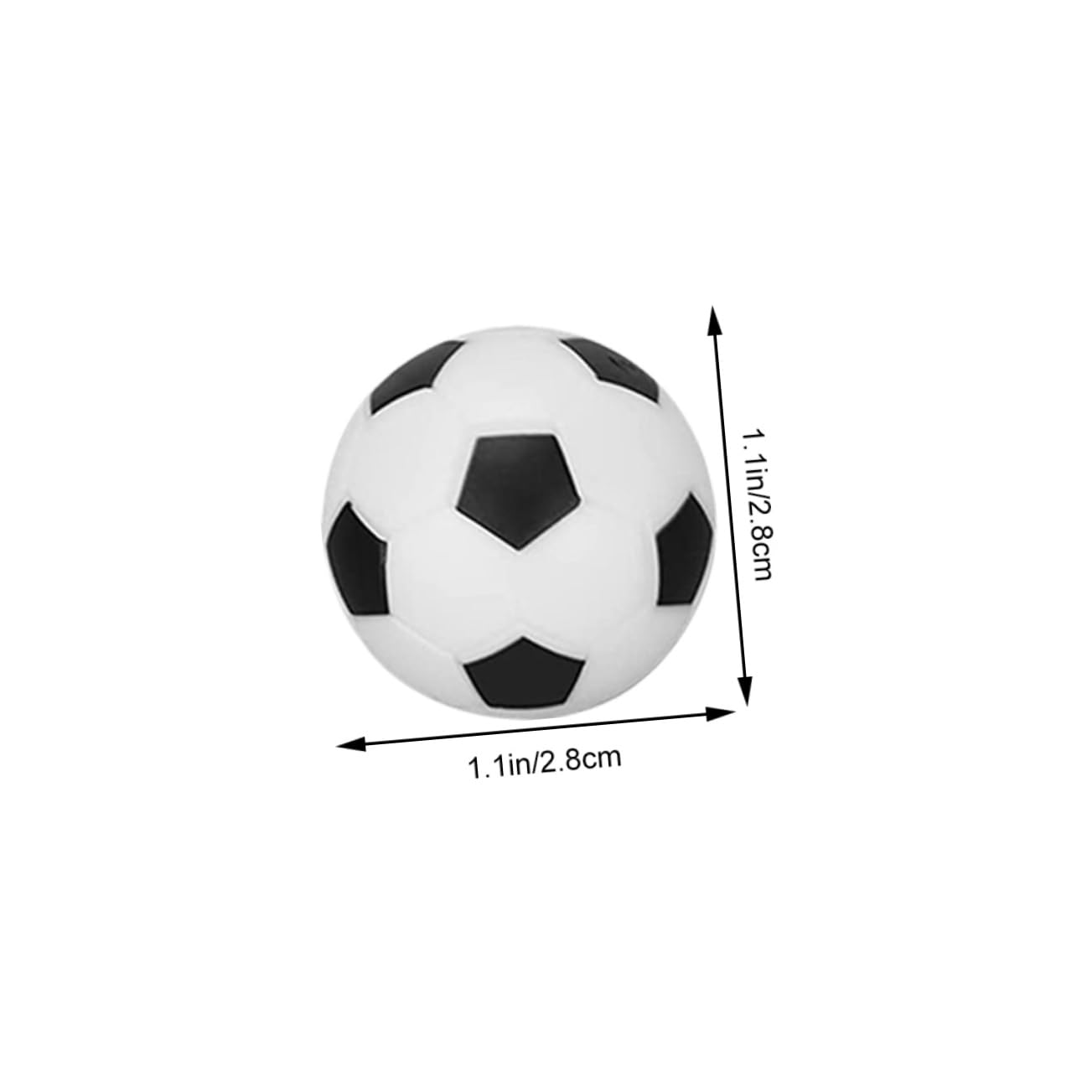 BCOATH 30pcs Miniature Soccer Balls Mini Footballs for Boys and Girls Soccer Present Set Decorative Sports Balls