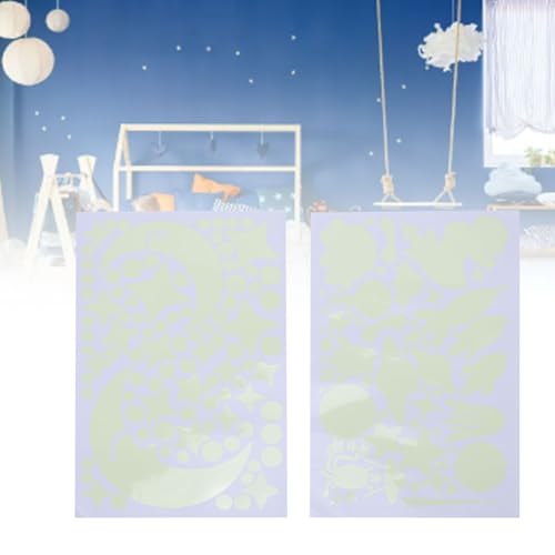 Vinilos autoadhesivos luminosos estrellas y luna para niños miniatura 2