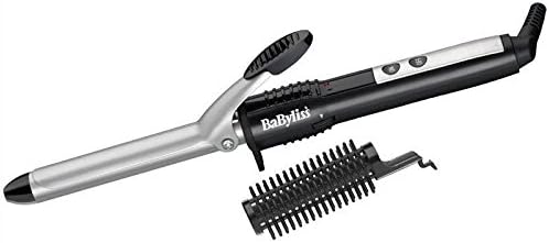 BaByliss 2284U Pro Curl Ceramic Curling Tongs Wand 19mm Barrell with Brush