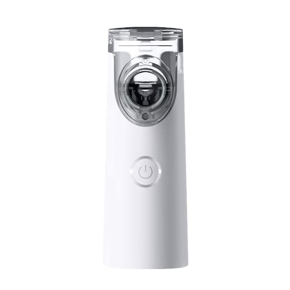 Nébuliseur portatif à mailles et vaporisateur personnel à ultrasons pour adultes et enfants - Inhalateur de vapeur réglable à 3 niveaux avec port de charge de type C et atomiseur