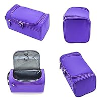 ONEGenug Kulturbeutel Reise Kulturtasche Herren & Damen Kosmetiktasche Zum Aufhängen Waschtasche für Jungen & Mädchen Lila – Ansicht 6