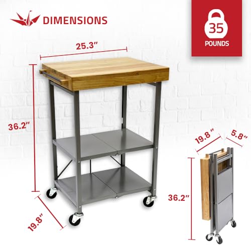 Kitchen-Island-Cart-with-Wheels-Silver Kitchen Island Cart with Wheels Silver