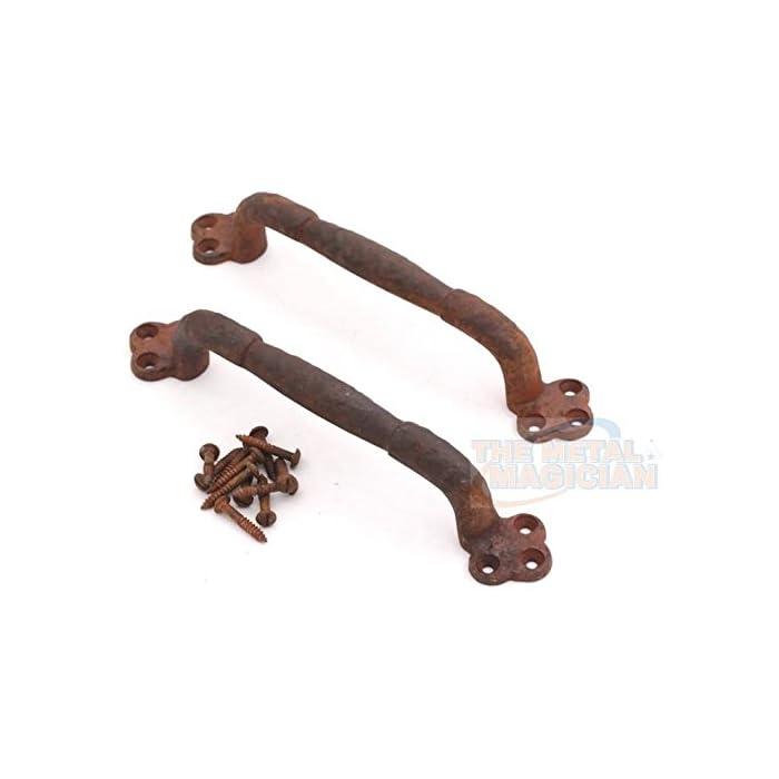 Buy Rustic Cast Iron Gate Door Handle Pull/Heavy Duty Barn Door Pull