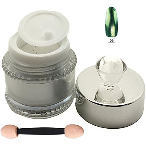 Magic Mirror Chrome Effect Metallic Powder App. 5g per jar TP Mirror Powder (Mirror #09) Cover