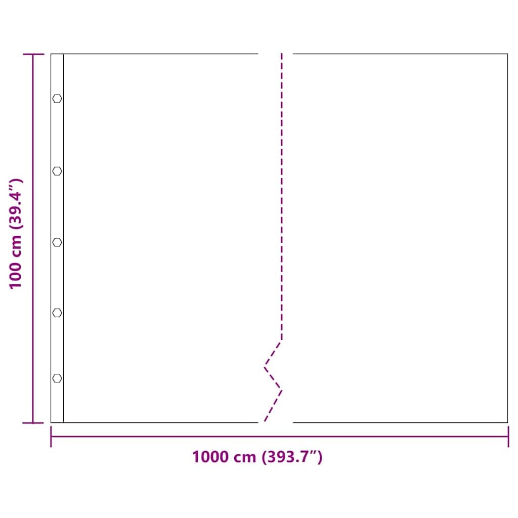 vidaXL Barrera antirraíces Negro 1 x 10 m Polietileno | Resistente al clima y a los rayos UV, Evita que aparezcan, Sencilla de instalar con la cinta metálica que trae