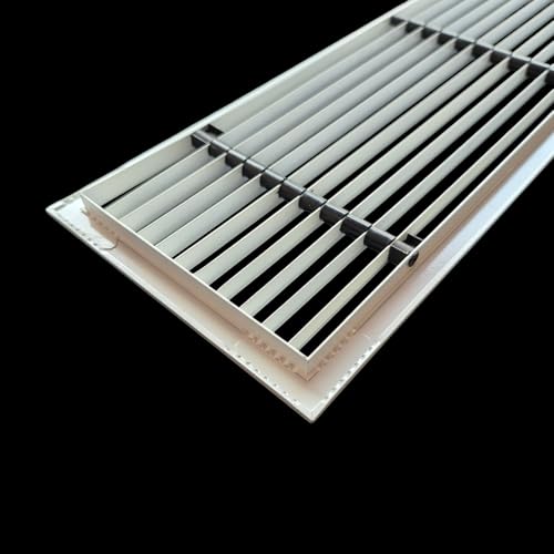 Image of Premium Aluminium Powder Coated Grill, Grill for ac, hvac, ventilation grill, home grill, ac grill,Return Air Grill, Door grill, Wall grill, Sidewall and Ceiling grill(WHITE, 24 inch * 6 inch)