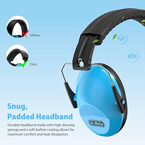 image for Dr.meter Ear Muffs for Noise Reduction: SNR27.4 Noise Cancelling Headp