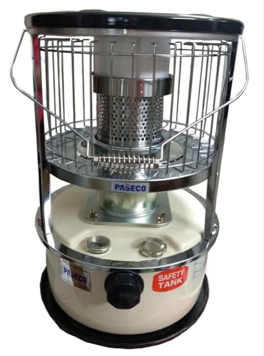 Paseco Kerosene Heater 7.2 Liter PS-3300 Portable Space heater PS-3300 11000 BTU 0.31 Liter/Hour