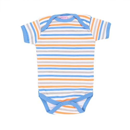 Image of Baby Bodysuits 100% Cotton Rompers /Sleep Suits /Onesies /Night Suits for Baby Boys New Born Baby Clothes-(Pack of 3)