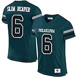 kopkoc Philadelphia Smith 6 Slim Reaper Football Stitched Jerseys 1 Green