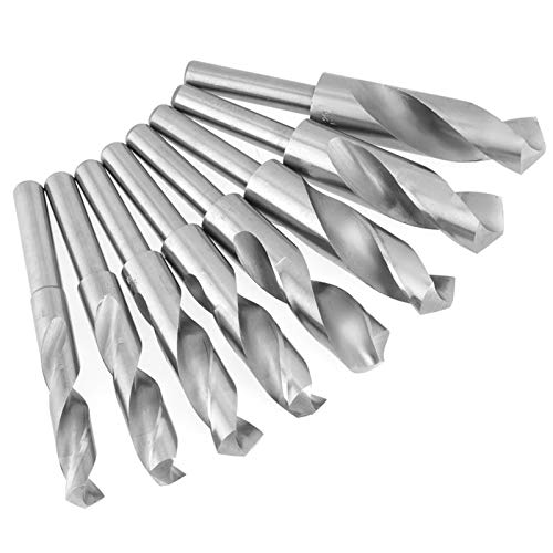 Set Professionale 8 Pezzi Punte HSS Acciaio Temprato, Ø 14-25 mm per Metallo e Legno, Ideale per Falegnami ed Elettricisti