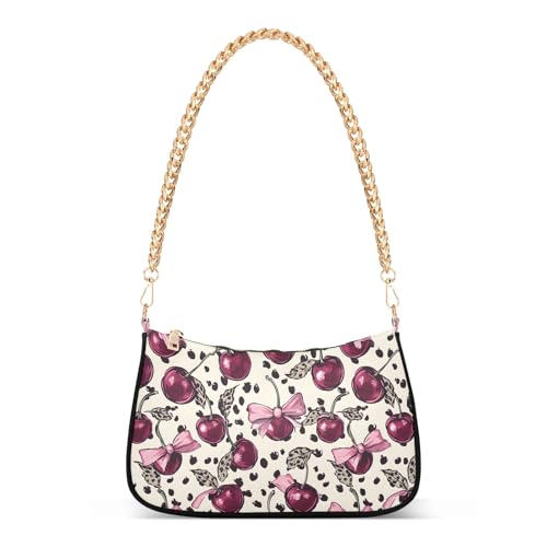 Clutch Shoulder Bags Tote Evening Purse Handbags for Women Leopard Bow Hobo Bags with Zipper Closure