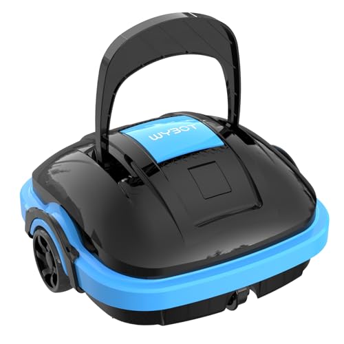 WYBOT Poolroboter Akku Kabellos Poolsauger Roboter mit Automatisches Parken, Poolroboter Akku Robotersauger für Flachem Boden Aufstellpools bis 50 m² Saugroboter, 50 Mins Schwarz WYBOT Poolroboter Akku Kabellos Poolsauger Roboter mit Automatisches Parken, Poolroboter Akku Robotersauger für Flachem Boden Aufstellpools bis 50 m² Saugroboter, 50 Mins Schwarz