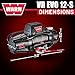 WARN VR EVO 12-S Electric 12V Winch – 12,000 lb Pull Capacity, Synthetic Rope, IP68 Waterproof, High-Performance Off-Road Recovery Winch for Trucks, Jeeps, and SUVs