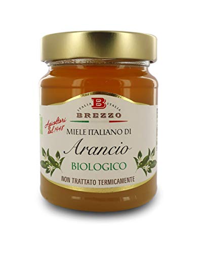Brezzo Miele Italiano di Arancio, 350 Grammi