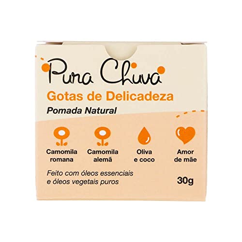 Pomada Natural Gotas de Delicadeza 30g - Camomila e Calêndula