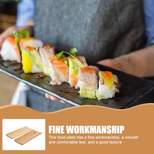 Set 2 platos rectangulares para sushi DECHOUS miniatura 5