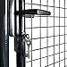 Fence gate Garden gates and fences Mesh Garden Gate Galvanized Steel 33.7