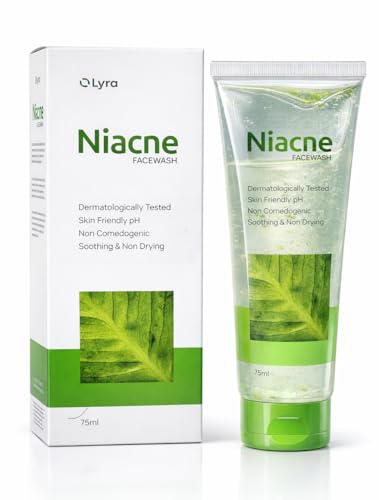 Image of Niacne Face Wash | Gentle Daily Cleanser for Oily & Acne-Prone Skin | Dermatologically Tested | Non-Comedogenic | Skin-Friendly pH | Soothing & Non-Drying Formula-(75ml)