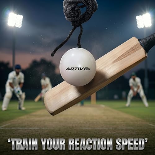Image of PVC Hanging Cricket Ball for Practice /Training for Men, Women, Boys, Girls & Kids Home Practice Balls Ideal for Indoor & Outdoor Batting, Heavy Training