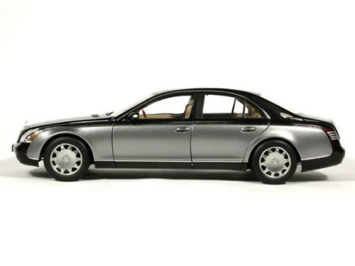 Amazon | AUTOart 1/18 マイバッハ 57 (ブラック・グレー) 完成品 