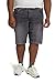 Produktbild C&A Herren 5-Pocket Shorts Regular Stretch|Baumwolle|Polyester|Denim Jeans-grau W44