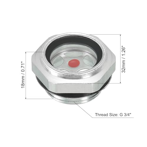 PATIKIL Air Compressor Oil Sight Glass - Image 2