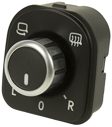 TarosTrade 12-0660-N-94691 Commutateur Regulation Retroviseurs Avec Connecteur 6 Broches Chrome Pour Rétroviseur Pliable Cover