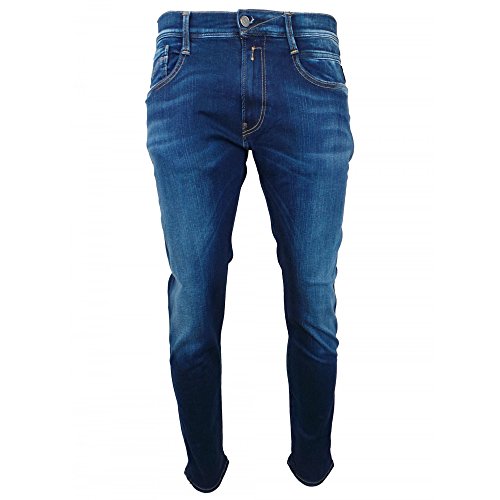 Preisvergleich Produktbild Replay Herren Jeans Anbass Blue Denim 34""30