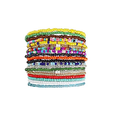 3-20Pcs Bohemian Beach Beads Ankle Bracelets for Women