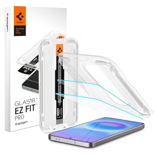 Image of Spigen EZ Fit Pro Tempered Glass Screen Protector Guard for Samsung Galaxy A57 5G [2 Pack]