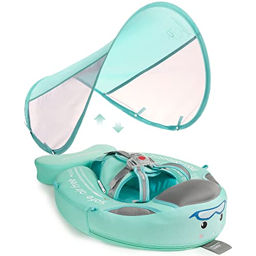 Image of Mambobaby Add Tail Newest Baby Float with Sun Canopy – Special Edition Green