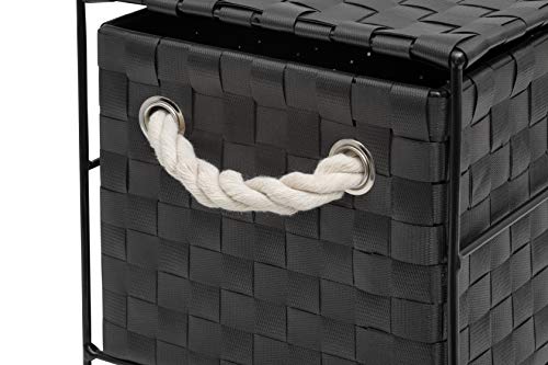 Rangement de bureau compact 2 tiroirs noir pour organiser vos petits espaces - 6