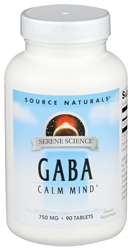 Source Naturals Serene Science GABA, for a Calm Mind* - 750mg, 90 Tablets