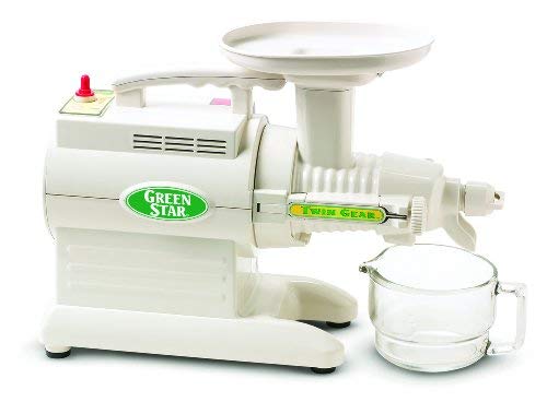 Tribest GS-1000 Greenstar Original Twin Gear Cold Press Maticating Juice Extractor, White