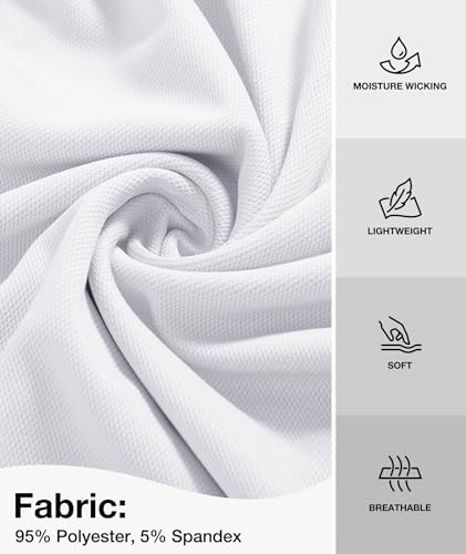 ZITY Mens Golf Polo Shirts Short Sleeve Quickly Dry Performance Collared Polo Tennis Casual Shirt for Men4