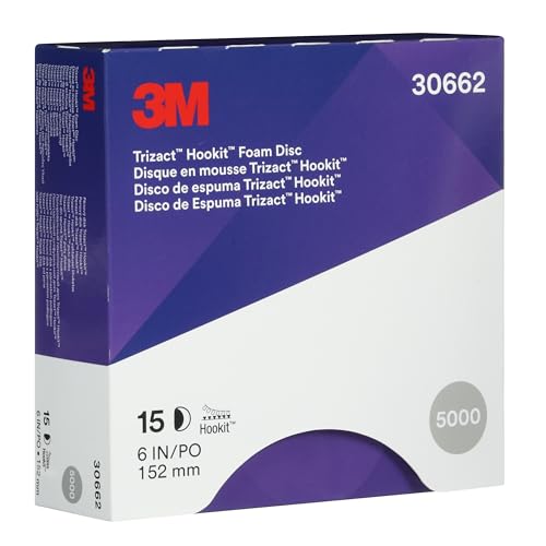Image of 3M Trizact Hookit Foam Disc, 30662, P5000 Grade, 6 in