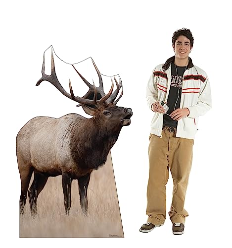 Image of Cardboard People Elk Life Size Cardboard Cutout Standup - Made in USA