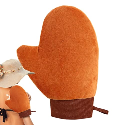 Manopla de bronceado, aplicador de loción bronceadora, y portátil, para piel sensible, mujeres, hombres, manos, espalda, cuerpo, piernas, ducha, hogar, cama de viaje