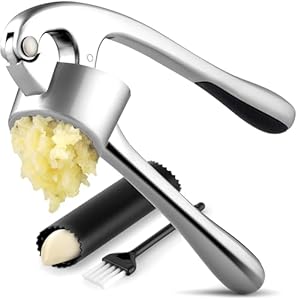 Zulay Kitchen Premium Garlic Press ...