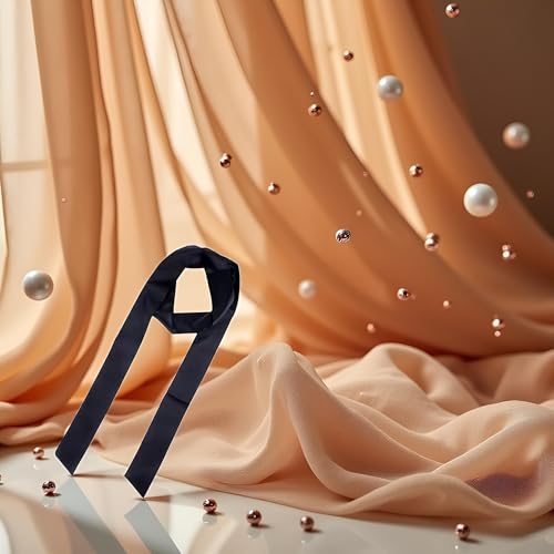 Black Satin Ribbon Belt Long Sash Belt Wedding Dress Bridal Waist Robe Replacement Special Occasion Accessories for Women Girls4