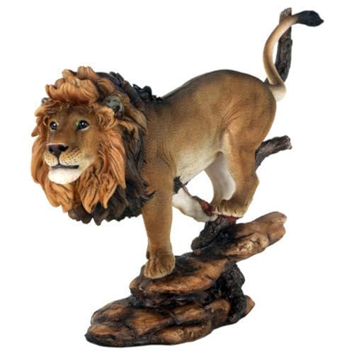 Estatua León Rey de la Jungla 27 cm miniatura 1