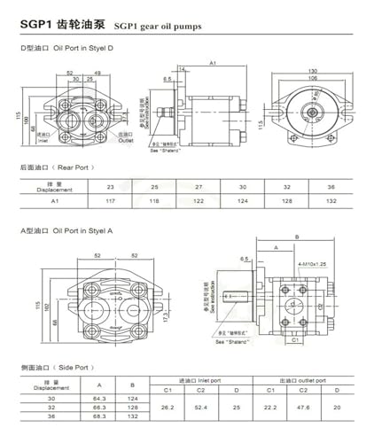 Arbre de pompe hydraulique SGP1 haute pression | Solution de réparation robuste 10 dents - 3